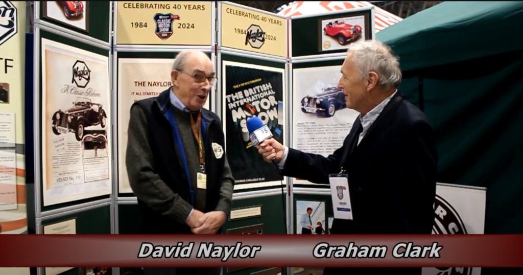 David Naylor,  interviewed at the 2024 Classic Car Show